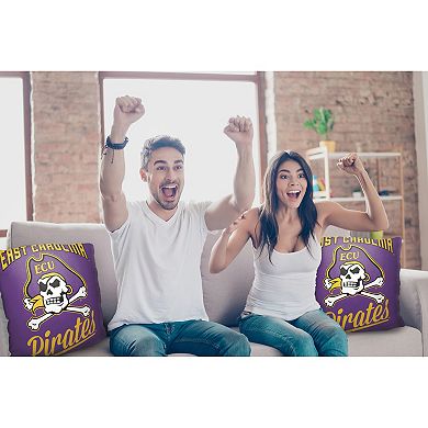 The Northwest East Carolina Pirates Alumni Throw Pillow