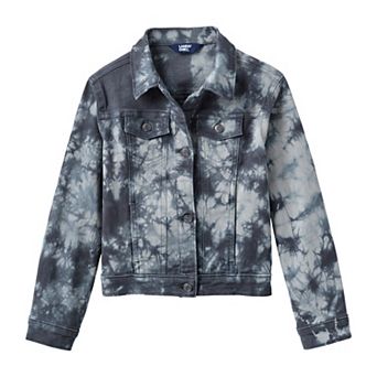 Kids 8-20 Plus Size Lands' End Kids Denim Trucker Jacket