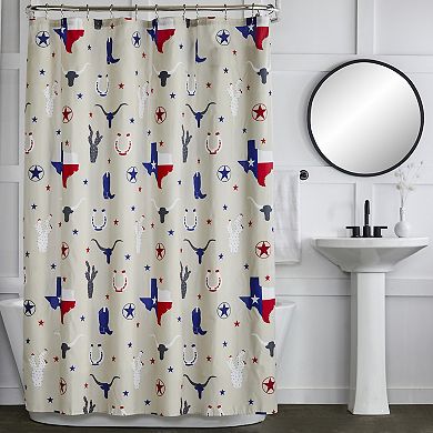 The Big One® Texas Icon Fabric Shower Curtain