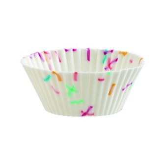 Trudeau Confetti Silicone Mini Muffin Cups 24 pk