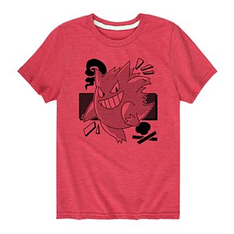 Boys 8-20 Pokemon Gengar Manga Graphic Tee