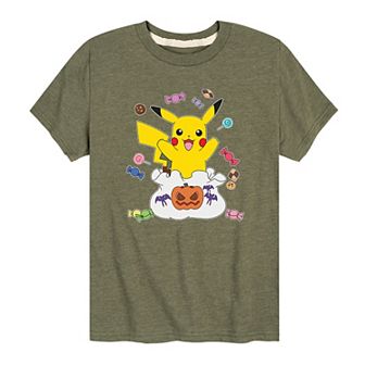 Boys 8-20 Pokemon Pikachu Candy Bag Graphic Tee