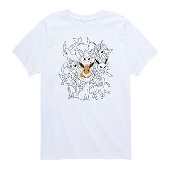 Boys 8-20 Pokemon Eevee Evolutions Graphic Tee