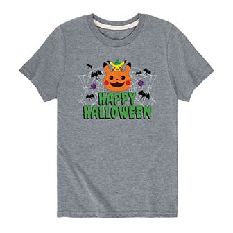 Boys 8-20 Pokemon Happy Halloween Graphic Tee