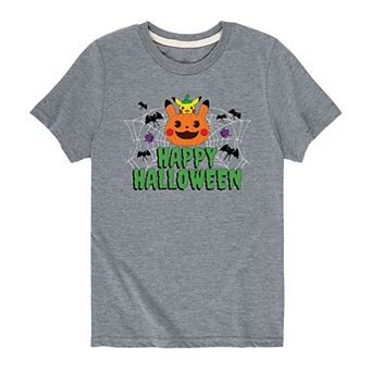 Boys 8-20 Pokemon Happy Halloween Graphic Tee
