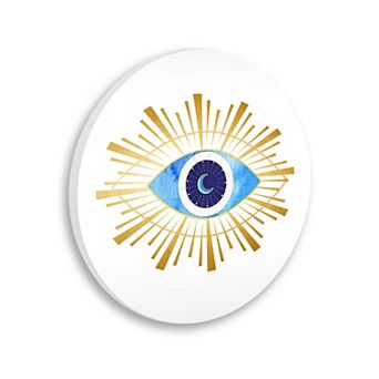 Stupell Home Decor Bold Blue Eye & Crescent Moon Wall Decor