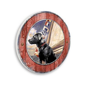 Stupell Home Decor Seafaring Dog Nautical Wall Decor