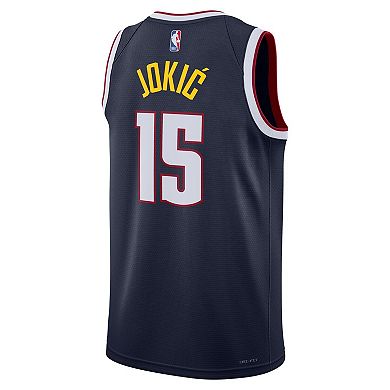 Men's Nike Nikola Jokic Navy Denver Nuggets 2022/23 Swingman Jersey - Icon Edition