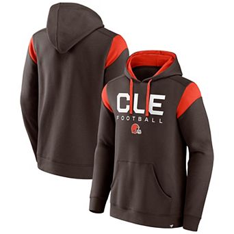 Men's Fanatics Branded Brown Cleveland Browns Call The Shot Pullover Hoodie
