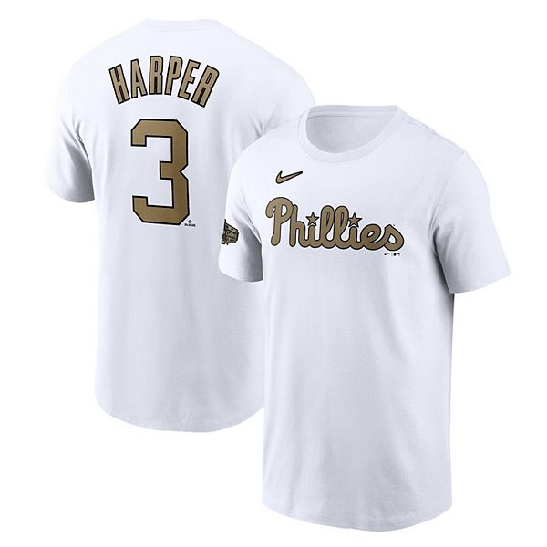 Men's Nike Bryce Harper White Philadelphia Phillies 2022 MLB All