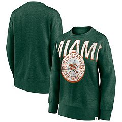 Men's Fanatics Branded Orange Miami Hurricanes Campus Logo Pullover Hoodie