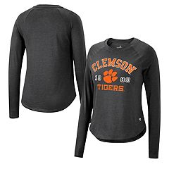 New Clemson Tigers Womens Sizes S-M-L-XL Lace Hem Scoop Neck Tee Shirt $38 