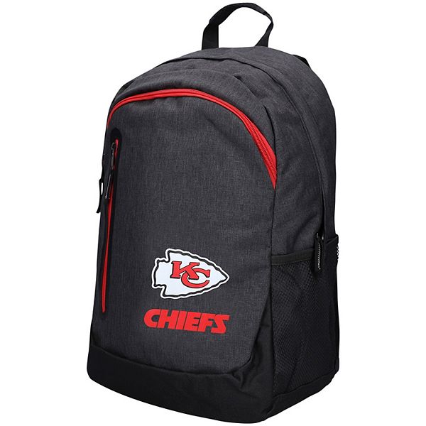 Youth FOCO Black Kansas City Chiefs Bold Color Backpack