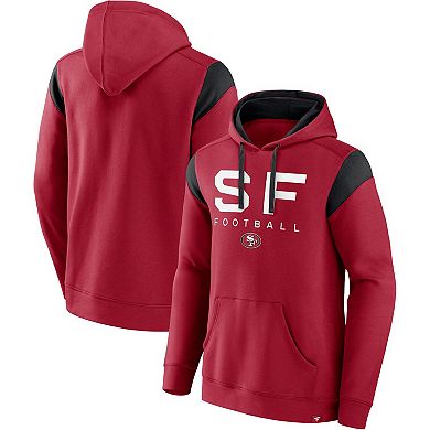 Men's Fanatics Branded Scarlet San Francisco 49ers Call The Shot Pullover Hoodie