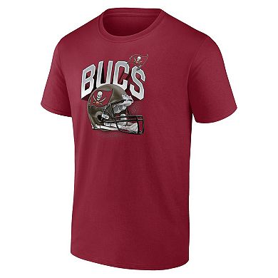 Men's Fanatics Branded Heathered Red Tampa Bay Buccaneers Big & Tall End Around T-Shirt