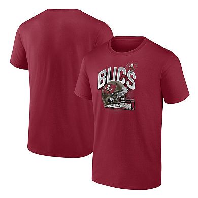 Men's Fanatics Branded Heathered Red Tampa Bay Buccaneers Big & Tall End Around T-Shirt