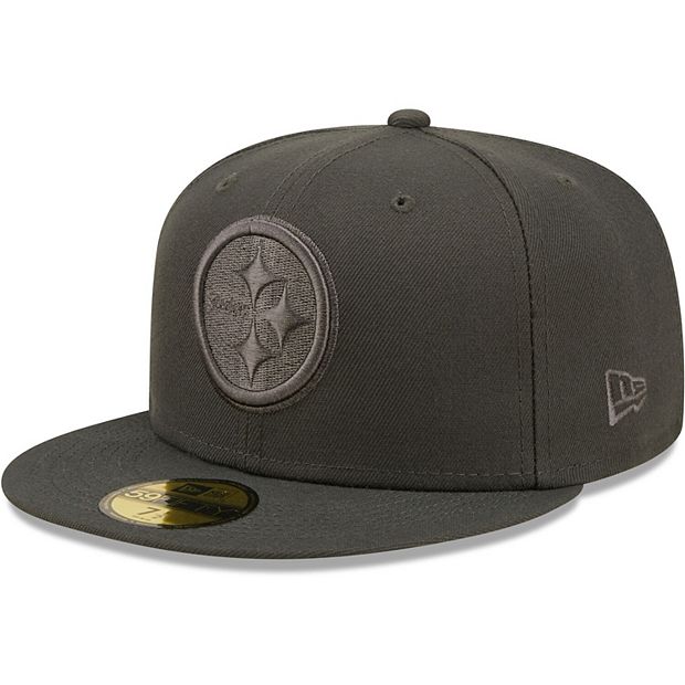 New Era / Men's Pittsburgh Steelers Color Pack 59Fifty Grey Fitted Hat