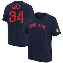 Youth Rafael Devers Navy Boston Red Sox Player Logo Jersey