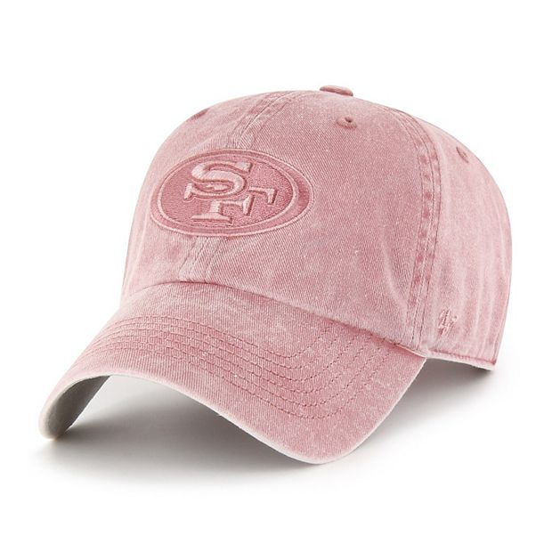 Women's '47 Pink San Francisco 49ers Mist Clean Up Adjustable Hat