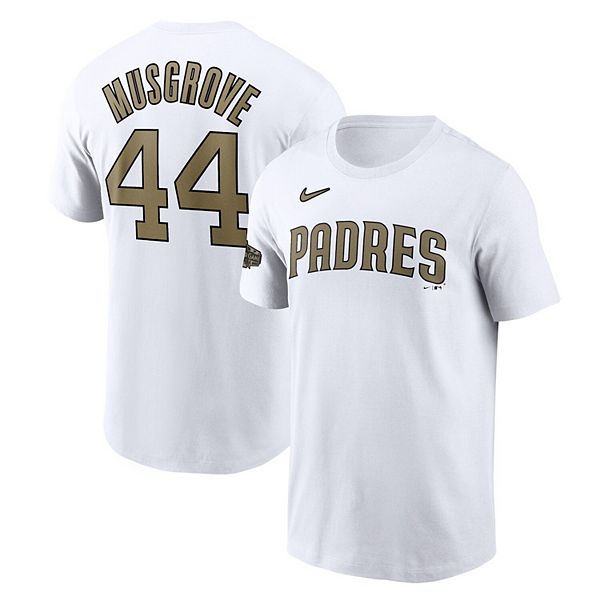 Men's Nike Joe Musgrove White San Diego Padres 2022 MLB All-Star Game Name  & Number T-Shirt