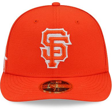 Men's New Era Orange San Francisco Giants City Connect Low Profile 59FIFTY Fitted Hat