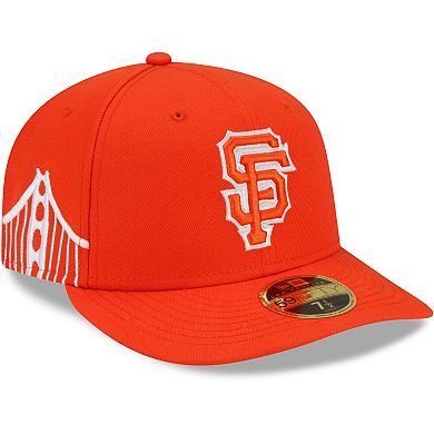 Men's New Era Orange San Francisco Giants City Connect Low Profile 59FIFTY Fitted Hat