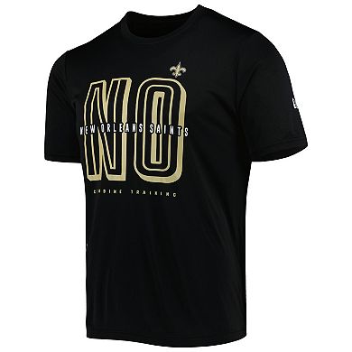 Men's New Era Black New Orleans Saints Scrimmage T-Shirt