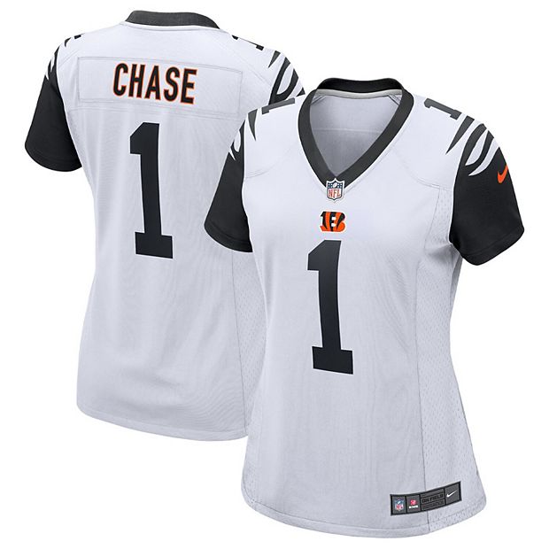 Men's Nike Ja'Marr Chase White Cincinnati Bengals Alternate Game Player  Jersey