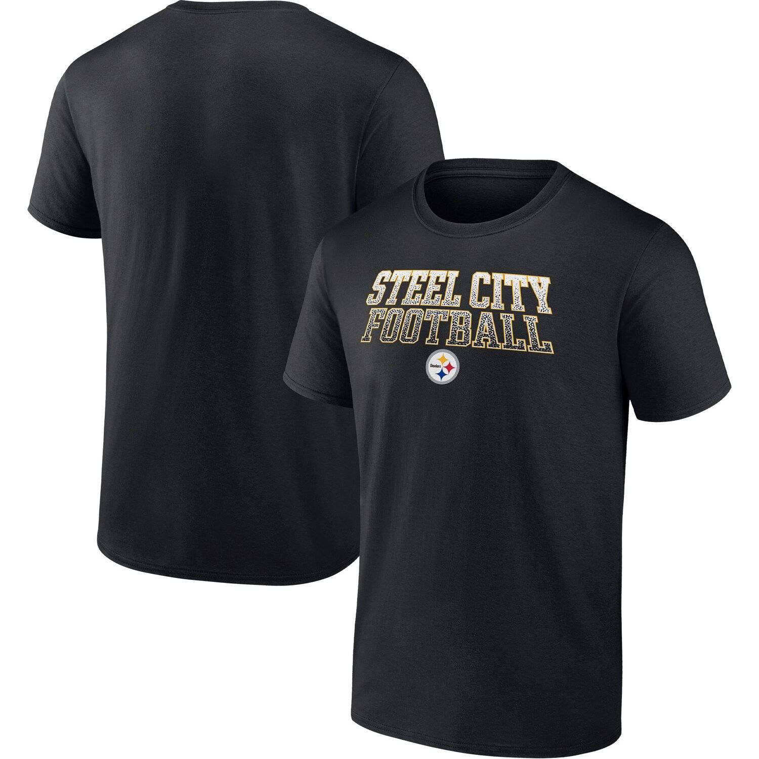 Outerstuff Black Pittsburgh Steelers Agility Long Sleeve T-shirt for Men