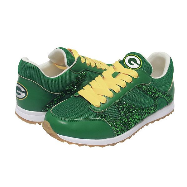 Green Bay Packers Womens Lace up Sneakers Custom Shoes for 