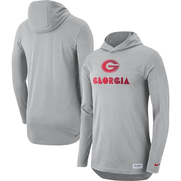 NFL Kansas City Chiefs Men's Gray Full Back Run Long Sleeve Lightweight  Hooded Sweatshirt - L