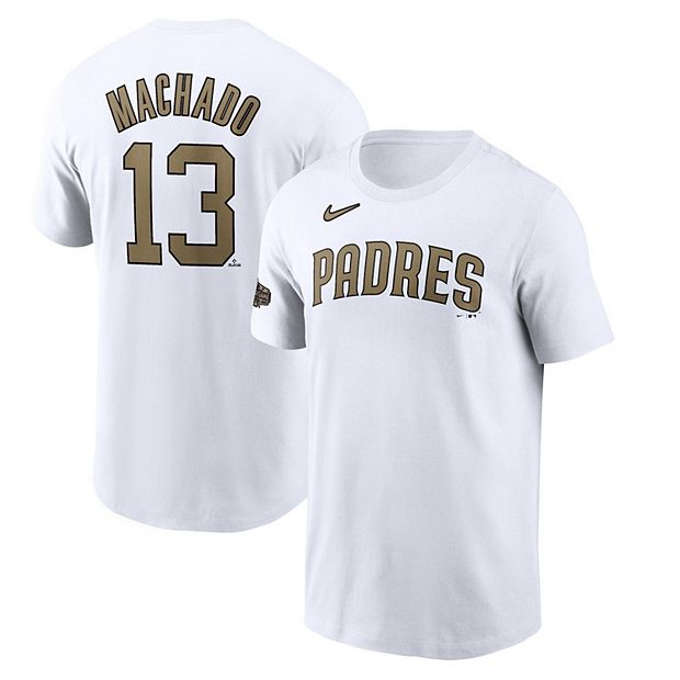 Youth San Diego Padres Nike Gold Player Name & Number T-Shirt