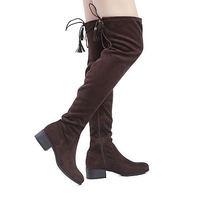 London Rag Nople Women's Knee-High Boots