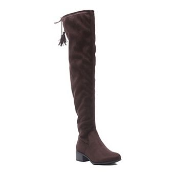London Rag Nople Women's Thigh-High Boots