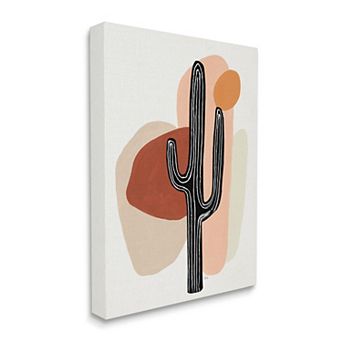 Stupell Home Decor Western Terracotta Desert Cactus Plant Wall Art