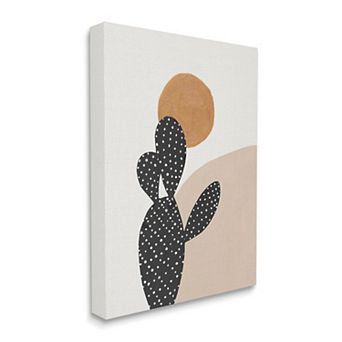 Stupell Home Decor Prickly Pear Terracotta Desert Sun Canvas Wall Art