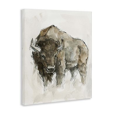Stupell Home Decor Western American Buffalo Framed Wall Art