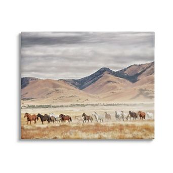 Stupell Home Decor Wild Horses Canvas Wall Art