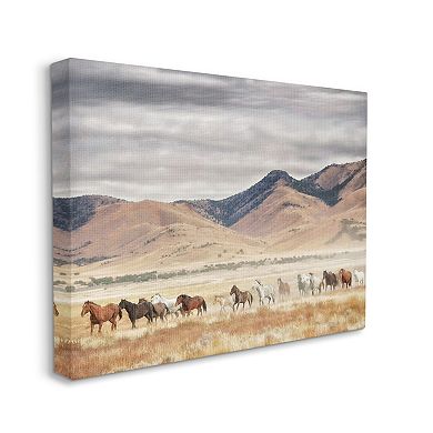 Stupell Home Decor Wild Horses Canvas Wall Art