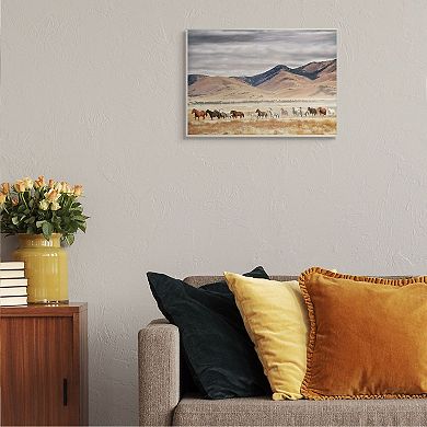 Stupell Home Decor Wild Horses Plaque Wall Art