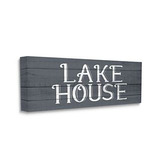 Stupell Home Decor Lake House Sign Wall Art