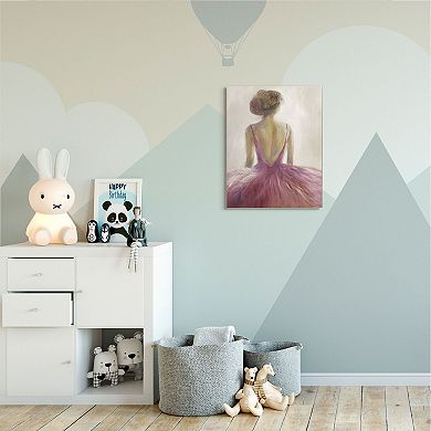 Stupell Home Decor Abstract Pink Ballerina Tutu Framed Wall Art