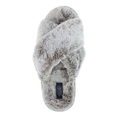 Rachel Rachel Roy Cody Women's Faux-Fur Crossband Slippers