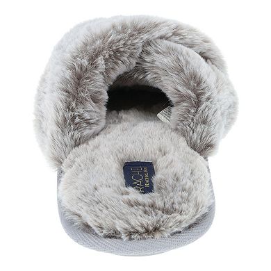 Rachel Rachel Roy Cody Women's Faux-Fur Crossband Slippers