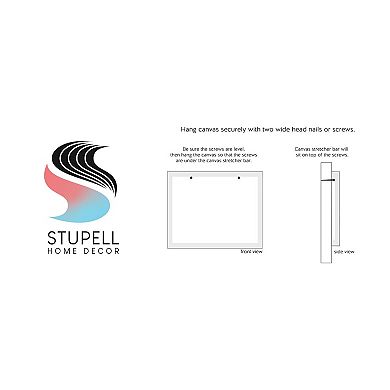 Stupell Home Decor Blessed Typography Canvas Wall Art