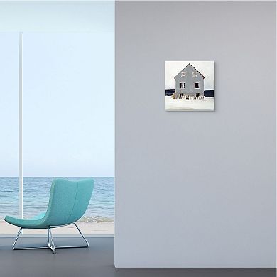 Stupell Home Decor Winter Beach House Plaque Wall Art