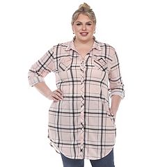 White Long Sleeve Shirts For Women Plus Siz Tunic Tops for Leggings Tops  Buffalo Plaid Shirt Floral Blouses, Beige, Small : : Clothing,  Shoes & Accessories