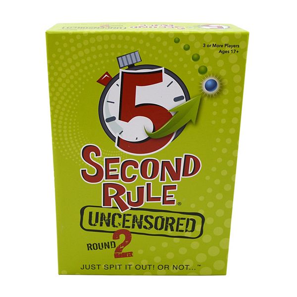 5 Second Rule Card Game Uncensored Round 2