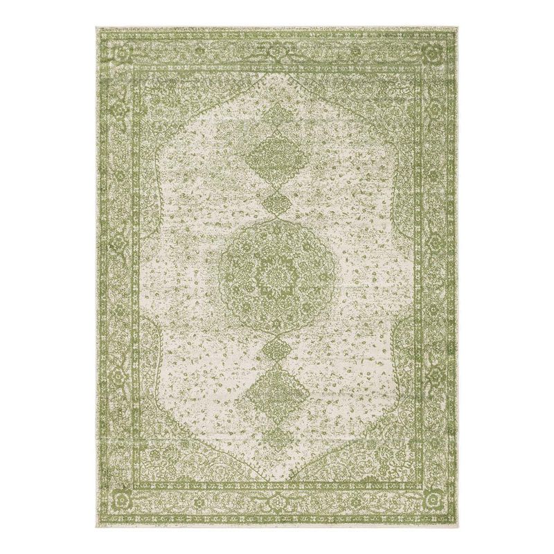 Unique Loom Midnight Bromley Rug, Green, 10X14 Ft