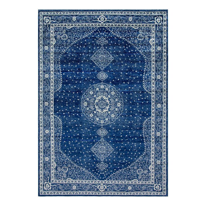 Unique Loom Midnight Bromley Rug, Blue, 8X11 Ft